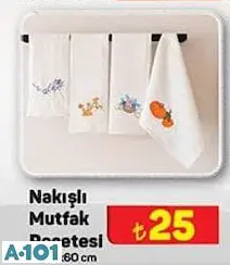 NAKIŞLI MUTFAK PEÇETESİ